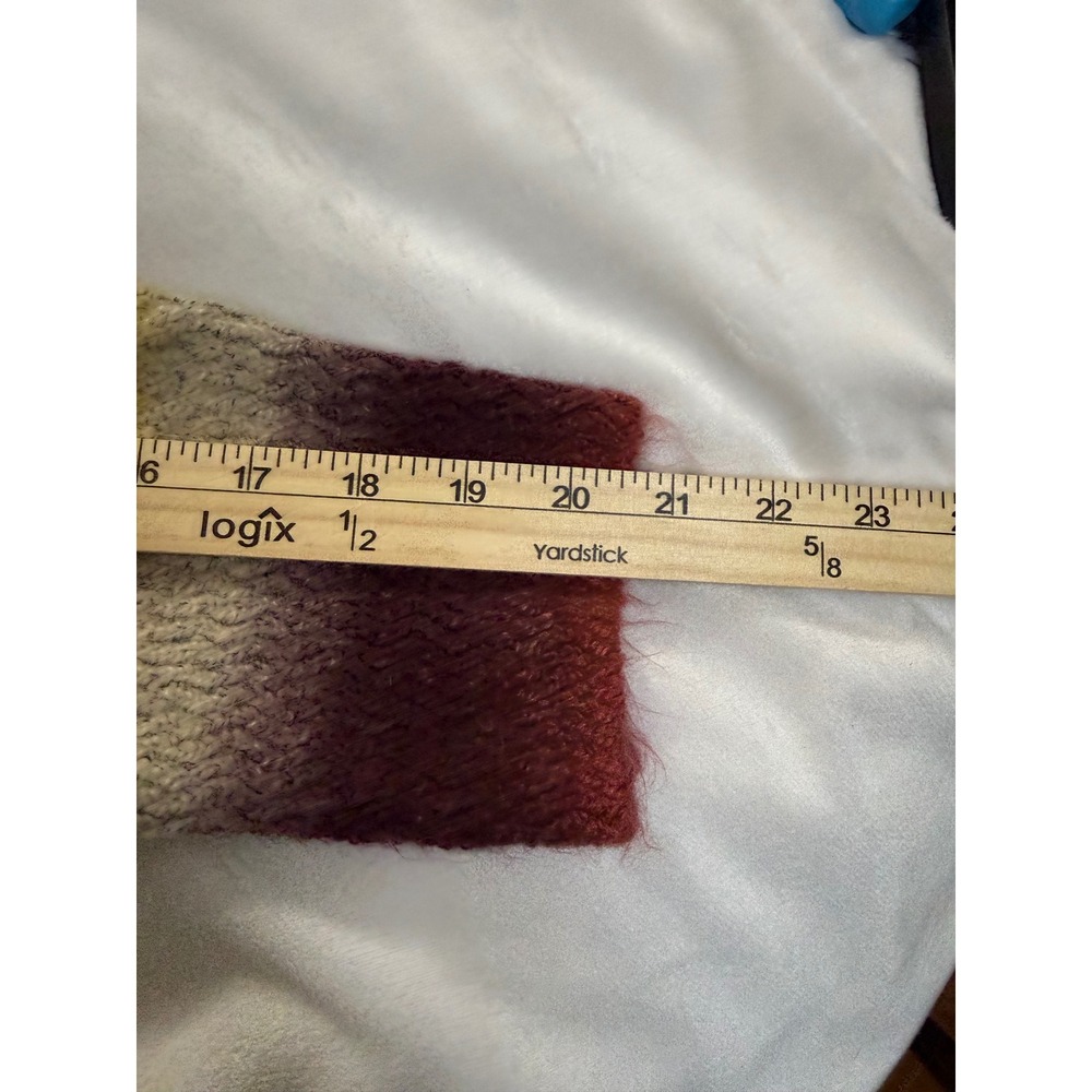 KUT from the Kloth Women Striped Ombre Mock Neck Sweater Multicolor Large - Picture 8 of 8